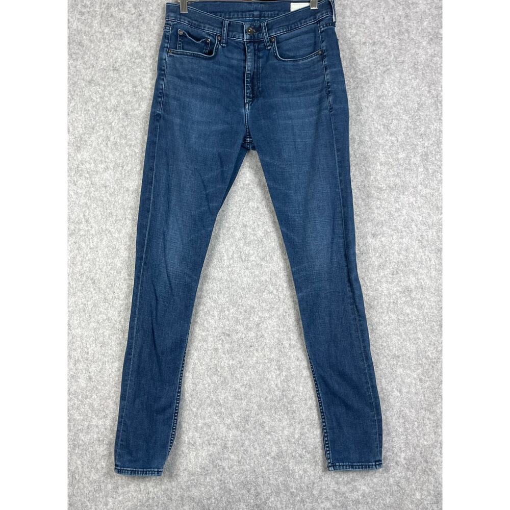 Rag & Bone Jeans Mens 31x32 Fit 1 Skinny Strummer Mid Rise Stretch Medium Wash